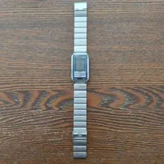 【最終設定】CASIO デジタル腕時計LA201W ステンレス