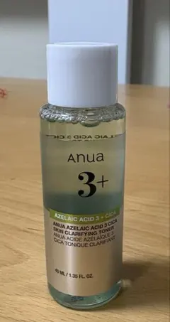 アヌア　アゼライン酸3CICAスキンクリアトナー　40ml