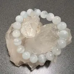 極上希少】全珠イエローシラー 輝くアクアマリン 7mm ブレスレット 