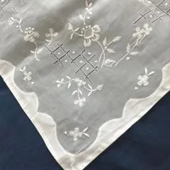 スワトウ　手刺繍クロス　ヴィンテージ　未使用品　メルカリ便送料込み