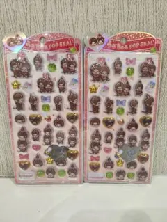 正規品！ボンボンドロップシール　うるちゅる もんちっち　2点セット