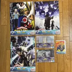 【H賞 キャンバス風ボード・I賞 歴代ビジュアルクリアポスター】ヒロアカ一番くじ