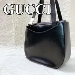 GUCCI グッチ Jackie ジャッキー GGキャンバス スエード ブラック 