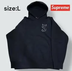 Supreme ブラック パーカー Sロゴ Ｍサイズ S Logo Zip Up Hooded Sweatshirt | Supreme 24fw