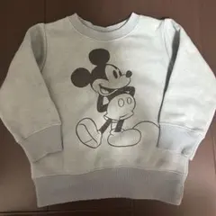 ミッキーマウス トレーナー 80cm 水色