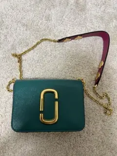 Marc Jacobs ショルダーバッグ 緑色 合成皮革