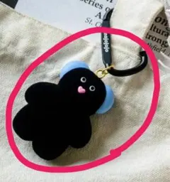 １コ　新品　mojojojo　PUPU　フィギュアマスコット 　黒　キーホルダー