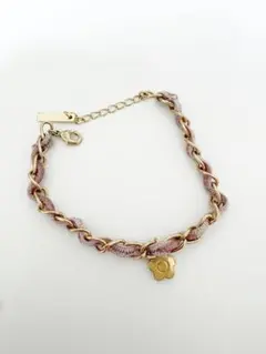 ピンクの花チャーム付きブレスレット MaryQuant