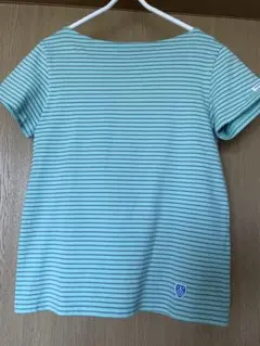 オーシバル　ビームス　ストライプ水色　Tシャツ