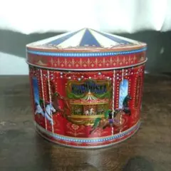 新品 メリーゴーランドの缶