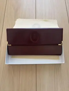 Cartier 長財布 マストドゥカルティエ ボルドー