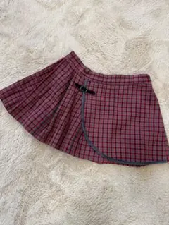 familiar チェック柄スカート 100cm
