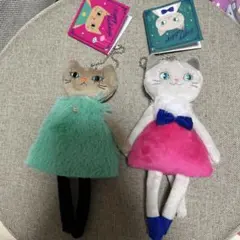 KALDI 猫キャラクター ぬいぐるみ 2体セット