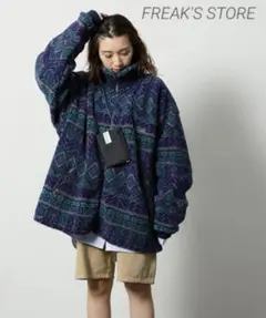 フリークスストア FREAK'S OUTDOORS ジャガードフリースジャケットのサムネイル