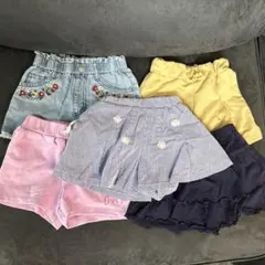 子供服 女の子 半ズボン まとめ売り 80センチ 90センチ