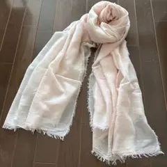 Faliero Sarti ファリエロサルティ 大判ショールストール 薄ベージュ