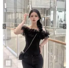 新品タグ付き グレイル オフショルトップス M