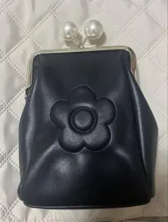 マリークワント　がま口ポーチ