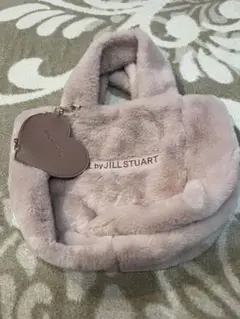 JILL STUART ピンクファートートバッグ