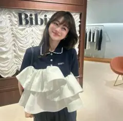 Bibiy. ROSIE PEPLUM TOP ロージーペプラムトップ