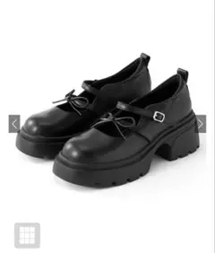 GRL リボンストラップ厚底ローファー[zr1205]