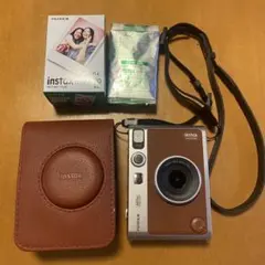 Fujifilm INSTAX mini Evo レザーケース・フィルム付き