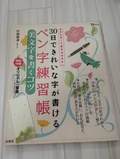 30日できれいな字が書けるペン字練習帳 美文字を書くコツのサムネイル