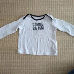 COMME CA ISM 長袖Tシャツ 80サイズ ホワイト