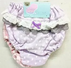 ■新品未使用品 とても可愛い女児ショーツ 140cm 2枚組■【商品番号：７３】