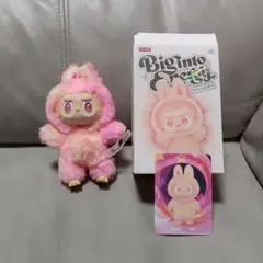 POP MART Biginto Energy　ラブブ ぬいぐるみ ピンク　忠誠