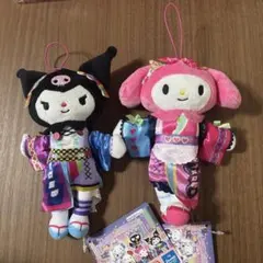 サンリオ ピューロランド ライブキャラぬいぐるみ マイメロディ　クロミ