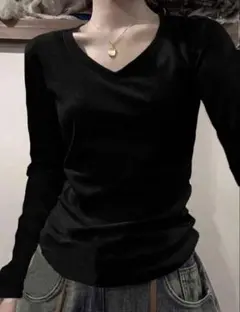 SHEIN アメリカンTシャツ　M