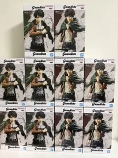 進撃の巨人 フィギュア grandista リヴァイ エレン・イェーガー 10体