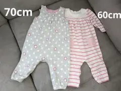 ベビーギャップ　ロンパース　60cm　70cm 　２点セット