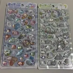 うるちゅるポップシール　うみのいきもの　シマエナガ
