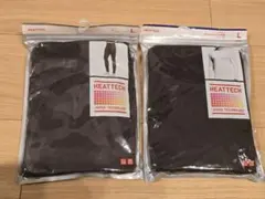 ユニクロ　ヒートテック　タイツ　パンツ　シャツ　クルーネックT　メンズ　L