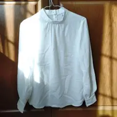GU ホワイト 長袖ブラウス S