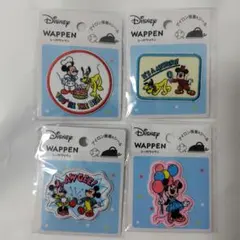 Disney　シールワッペン　全４種セット　新品未開封　匿名配送　ディズニー