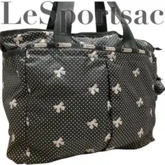 極美品 LeSportsac トート ボストンバッグ ドックストラップ付おまけ付