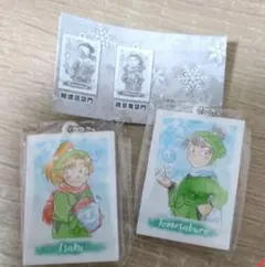 忍たま乱太郎　善法寺伊作　食満留三郎　ぱしゃこれミニアクリルキーホルダー
