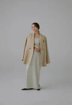 louren back tie cocoon bare dress sサイズ - メルカリ