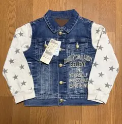 新品⭐︎ダディオダディ　デニムジャケット 星柄　キッズ　110センチ