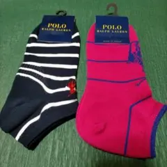 ラルフローレン　レディースソックス　２３−２５　２足セット　新品