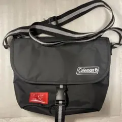 Coleman スヌーピー ショルダーバッグ ブラック