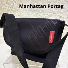 Manhattan Portage メッセンジャーバッグ ブラック　マグネット式