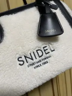 新品未使用 SNIDEL スナイデルキャンバス バリエロゴ2Way 保存袋付き