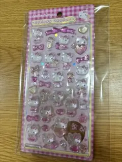 (正規品)ピンクキティ　ボンボンドロップシール　サンリオ