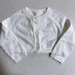 baby GAP ホワイト カーディガン