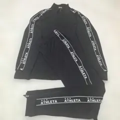 美品⭐︎ アスレタ ラインロゴ ジャージ セットアップ Lサイズ 【A-76】