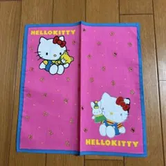 【訳あり】ハローキティ　ハンカチ　サンリオ　昭和レトロ